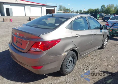2014 Hyundai Accent Gls z USA, uszkodzony, nr VIN KMHCT4AE3EU704517